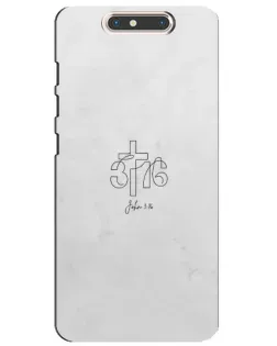 Чехол для ZTE Blade V8 с картинкой «Иоанна 3:16 Крест» Чехол для ZTE Blade V8 с картинкой «Иоанна 3:16 Крест»