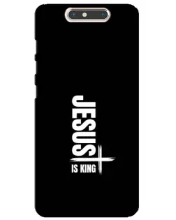 Чехол для ZTE Blade V8 с картинкой «Вертикаль веры Jesus»