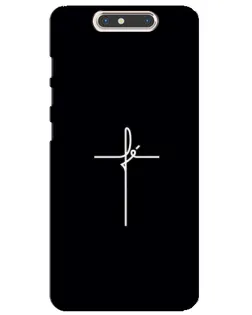 Чехол для ZTE Blade V8 с картинкой «Тонкий крест»