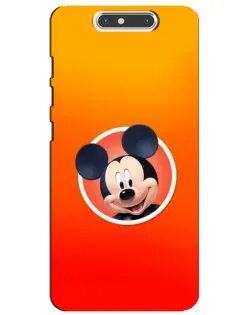 Чехол для ZTE Blade V8 с картинкой «Mickey в круге»