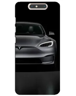 Чехол для ZTE Blade V8 с картинкой «Tesla Model S Look»