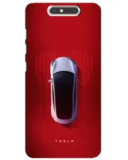 Чехол для ZTE Blade V8 с картинкой «Tesla Top View»