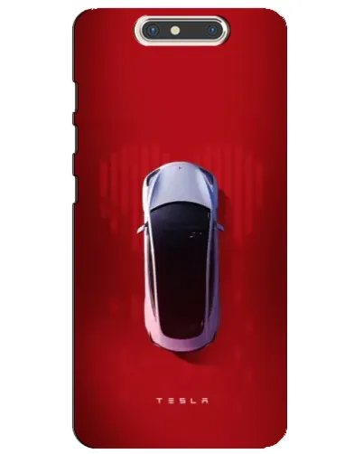 Чехол для ZTE Blade V8 с картинкой «Tesla Top View»