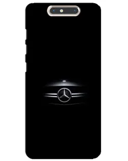 Чехол для ZTE Blade V8 с картинкой «Mercedes — абстрактные линии»