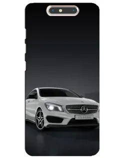 Чехол для ZTE Blade V8 с картинкой «Mercedes AMG GT Silver»