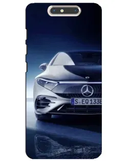 Чехол для ZTE Blade V8 с картинкой «Mercedes EQ — будущее»