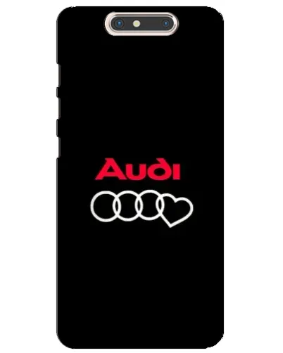 Чехол для ZTE Blade V8 с картинкой «Логотип Audi Heart»