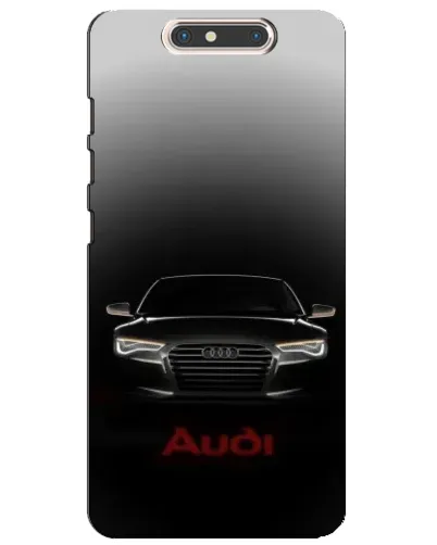 Чехол для ZTE Blade V8 с картинкой «Audi — градиентный контур»