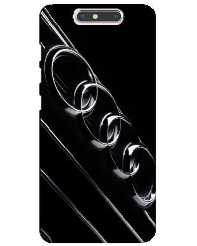 Чехол для ZTE Blade V8 с картинкой «Audi — абстрактные кольца»