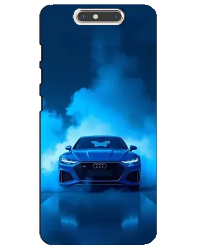 Чехол для ZTE Blade V8 с картинкой «Audi — голубая энергия»