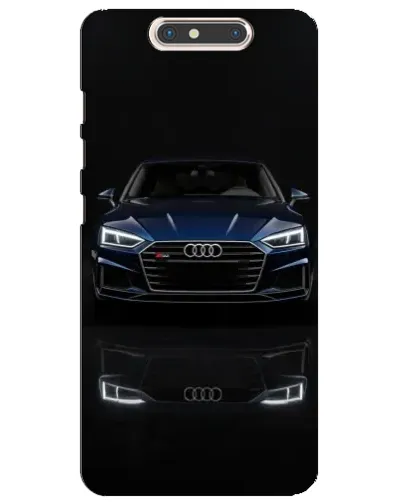 Чехол для ZTE Blade V8 с картинкой «Audi — ночное отражение»