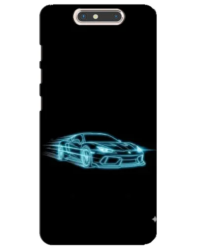 Чехол для ZTE Blade V8 с картинкой «Неоновый контур Lamborghini» Чехол для ZTE Blade V8 с картинкой «Неоновый контур Lamborghini»