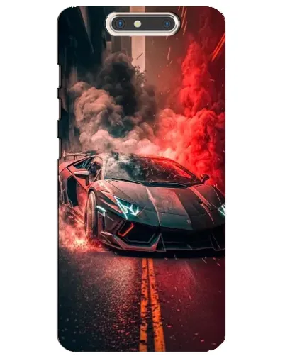 Чехол для ZTE Blade V8 с картинкой «Lamborghini красный дым» Чехол для ZTE Blade V8 с картинкой «Lamborghini красный дым»