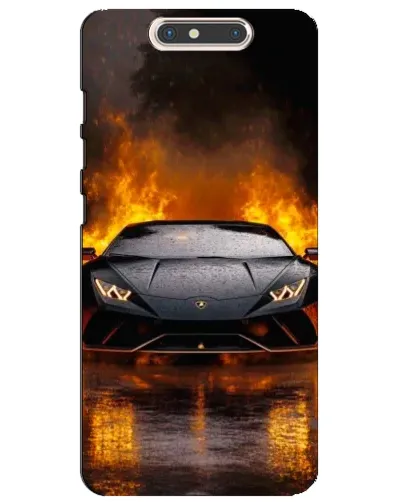 Чехол для ZTE Blade V8 с картинкой «Lamborghini в огне» Чехол для ZTE Blade V8 с картинкой «Lamborghini в огне»