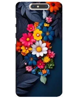 Чехол для ZTE Blade V8 с картинкой «Цветочная феерия»