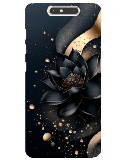 Чехол для ZTE Blade V8 с картинкой «Черный лотос»