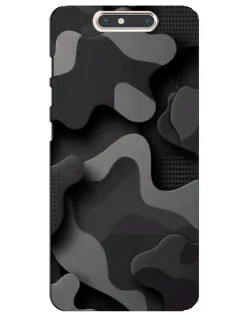 Чехол для ZTE Blade V8 с картинкой «Темный абстрактный камуфляж» Чехол для ZTE Blade V8 с картинкой «Темный абстрактный камуфляж»