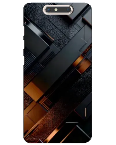 Чехол для ZTE Blade V8 с картинкой «Черные геометрические блоки» Чехол для ZTE Blade V8 с картинкой «Черные геометрические блоки»