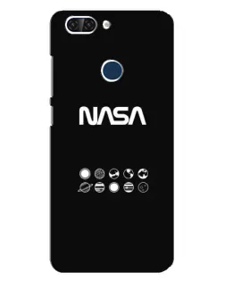 Чехол для ZTE Blade V9 с картинкой «NASA — технический принт» Чехол для ZTE Blade V9 с картинкой «NASA — технический принт»