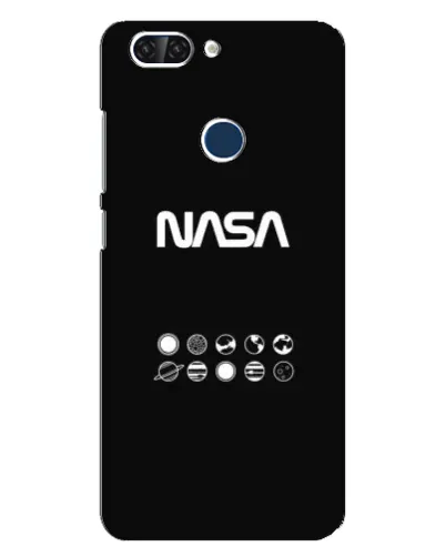Чехол для ZTE Blade V9 с картинкой «NASA — технический принт» Чехол для ZTE Blade V9 с картинкой «NASA — технический принт»