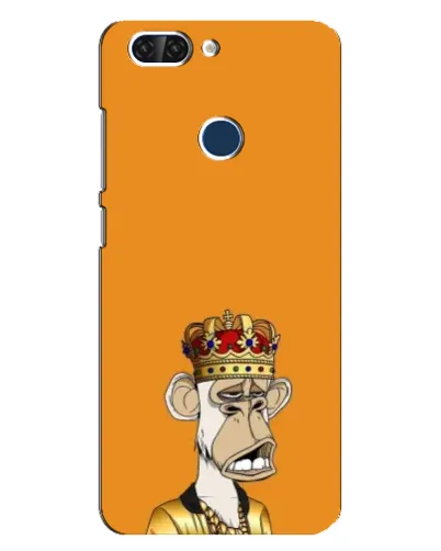 Чехол для ZTE Blade V9 с картинкой «Золотая обезьяна Bored Ape»