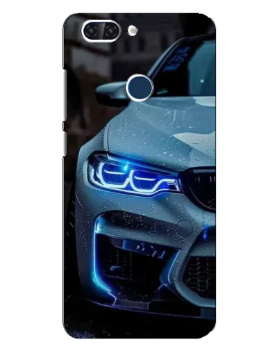 Чехол для ZTE Blade V9 с картинкой «Взгляд BMW с синими фарами»