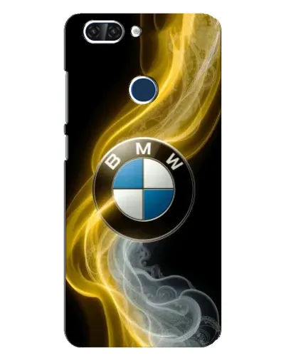 Чехол для ZTE Blade V9 с картинкой «Золотистый дым BMW»
