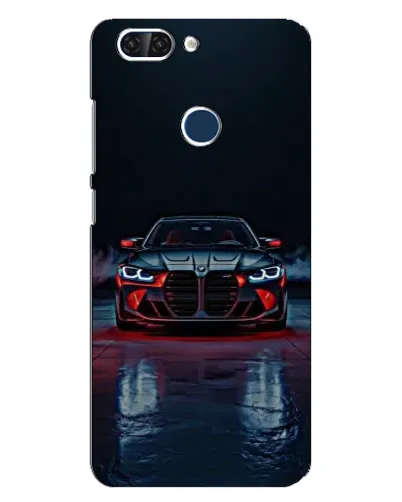 Чехол для ZTE Blade V9 с картинкой «BMW на мокрой дороге»