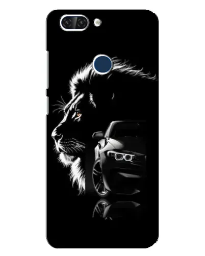 Чехол для ZTE Blade V9 с картинкой «BMW и лев»