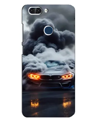 Чехол для ZTE Blade V9 с картинкой «BMW в дыму»