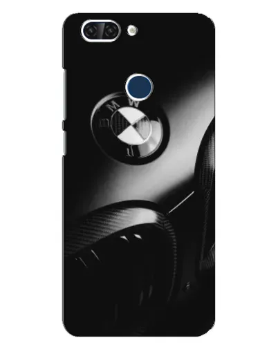 Чехол для ZTE Blade V9 с картинкой «Эмблема BMW — макро»