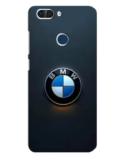 Чехол для ZTE Blade V9 с картинкой «Логотип BMW — минимализм»