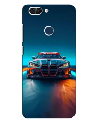 Чехол для ZTE Blade V9 с картинкой «BMW — огни неона» Чехол для ZTE Blade V9 с картинкой «BMW — огни неона»