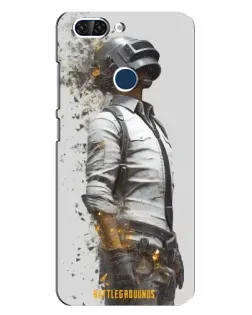 Чехол для ZTE Blade V9 с картинкой «PUBG — боец в пыли»