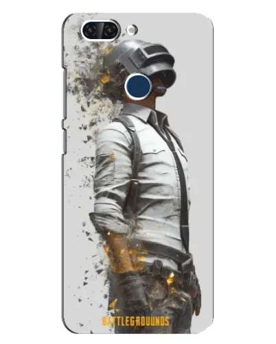 Чехол для ZTE Blade V9 с картинкой «PUBG — боец в пыли»