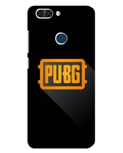 Чехол для ZTE Blade V9 с картинкой «PUBG — рамка лого»