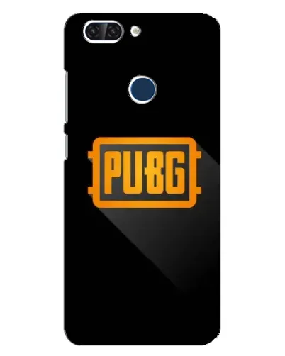Чехол для ZTE Blade V9 с картинкой «PUBG — рамка лого»