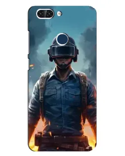 Чехол для ZTE Blade V9 с картинкой «PUBG — реалистичный герой»