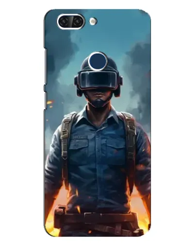 Чехол для ZTE Blade V9 с картинкой «PUBG — реалистичный герой»