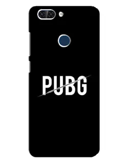 Чехол для ZTE Blade V9 с картинкой «PUBG — белый логотип»