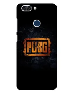 Чехол для ZTE Blade V9 с картинкой «PUBG — золотой логотип»