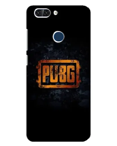 Чехол для ZTE Blade V9 с картинкой «PUBG — золотой логотип»