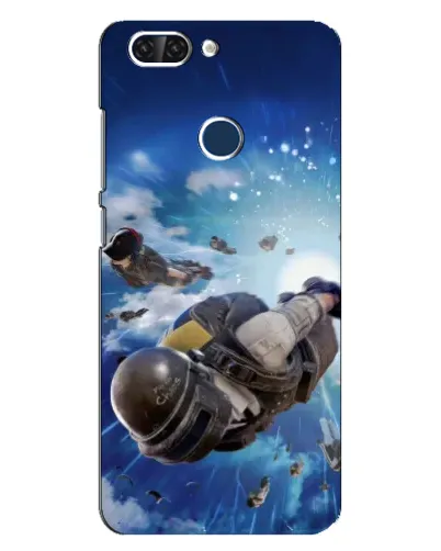 Чехол для ZTE Blade V9 с картинкой «Десант PUBG — прыжок»