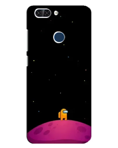 Чехол для ZTE Blade V9 с картинкой «Одинокий герой на планете»