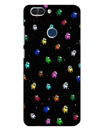 Чехол для ZTE Blade V9 с картинкой «Экипаж Among Us»