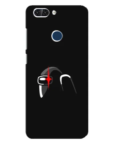 Чехол для ZTE Blade V9 с картинкой «Among Us шлем»