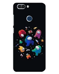 Чехол для ZTE Blade V9 с картинкой «Among Us космос»