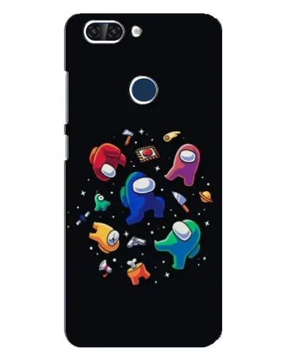 Чехол для ZTE Blade V9 с картинкой «Among Us космос»