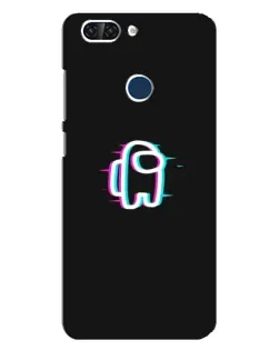 Чехол для ZTE Blade V9 с картинкой «Among Us неон»