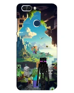 Чохол для ZTE Blade V9 з картинкою «Ендермен у лісі» Чохол для ZTE Blade V9 з картинкою «Ендермен у лісі»